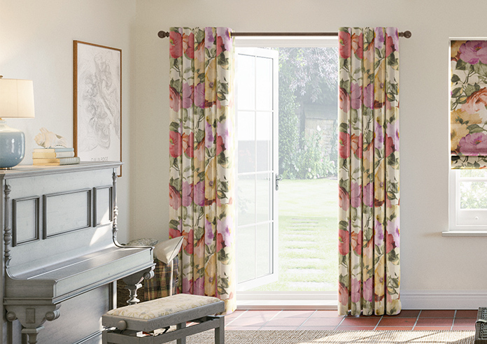 Amelia Faux Silk, Berry Blush - Made to Measure Curtain - Image 3